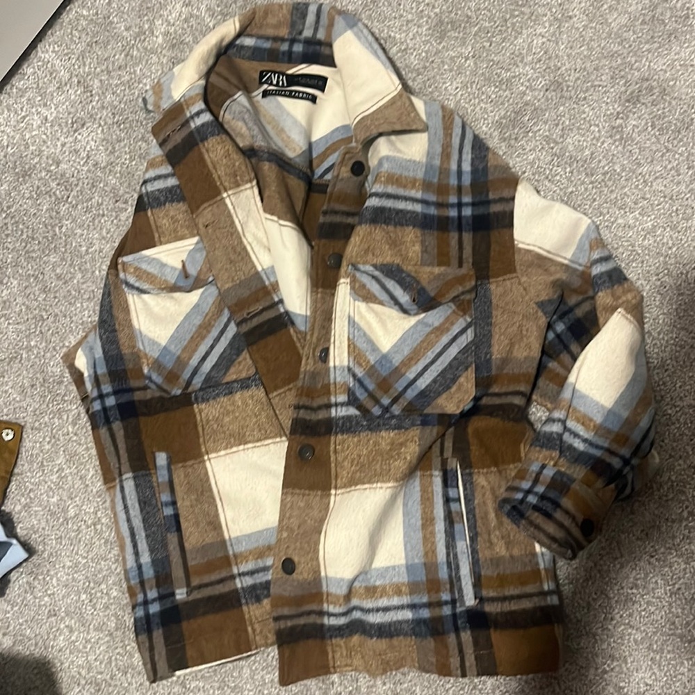 Zara plaid jacket